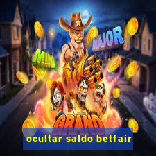 ocultar saldo betfair